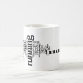 Ich bin ein Läufer Kaffeetasse (Mittel)