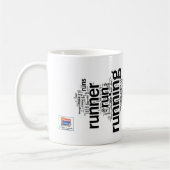 Ich bin ein Läufer Kaffeetasse (Links)