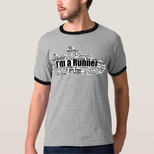 Ich bin ein Läufer T-Shirt (Vorderseite)
