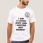 ICH BIN ein LEBENDES SEIN T - Shirt (Vorderseite)