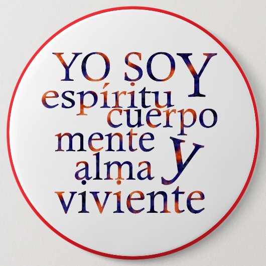 Ich bin ein lebendiges Soul I Esse I Button (Vorderseite)