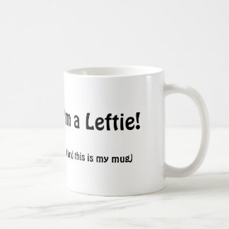 Ich bin ein Leftie Kaffeetasse
