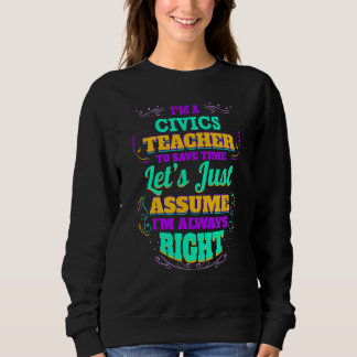 Ich bin ein Lehrer für den öffentlichen Dienst, ic Sweatshirt