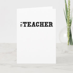 Ich bin ein Lehrer (Schule & Schüler) Karte