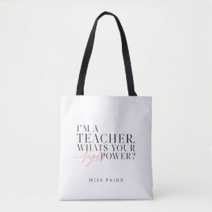 Ich bin EIN LEHRER, WAS BIN IHR SUPERPower? Tasche