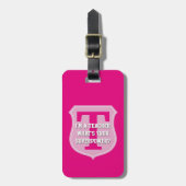 Ich bin ein Lehrer, was Ihre Gepäckanhänger (Vorderseite vertikal)