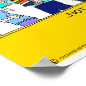 Ich bin ein Lehrerposter Poster (Ecke)