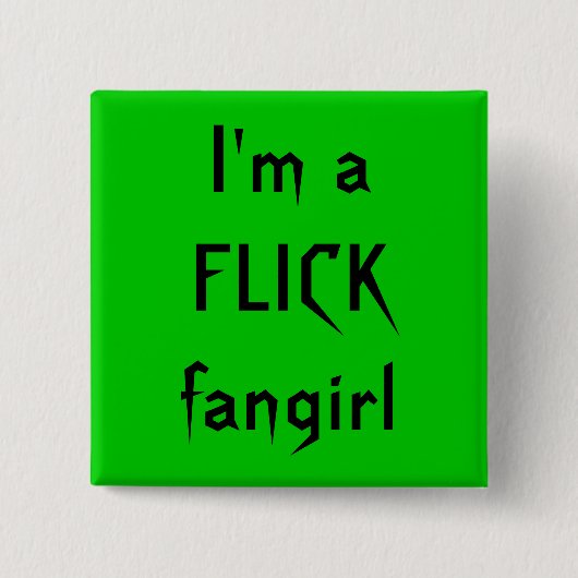 Ich bin ein LEICHTER SCHLAG fangirl Button (Vorderseite)