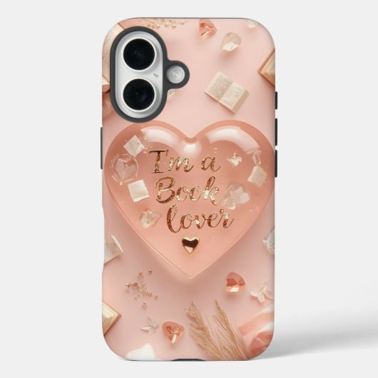 Ich bin ein leichtes Herz-Shaped Mobile Case (Rückseite)