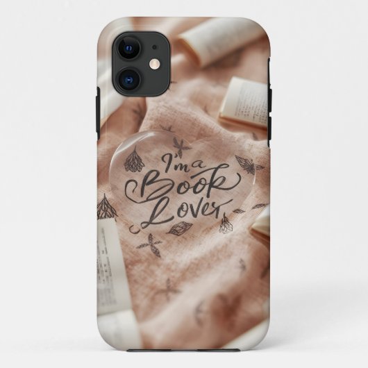 Ich bin ein leichtes Herz-Shaped Mobile Case (Rückseite)