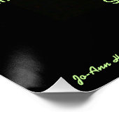 ICH BIN EIN LEPRECHAUN-Glossenposter Poster (Ecke)