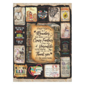 Ich bin ein Leser-Blanket, buche Lover Blanket, Tischdecke (Vorderseite)
