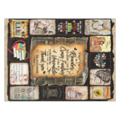 Ich bin ein Leser, das heißt, ich lebe in einer ve Tischdecke (Vorderseite (Horizontal))