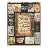 Ich bin ein Leser, das heißt, ich lebe in einer ve Tischdecke (Vorderseite)