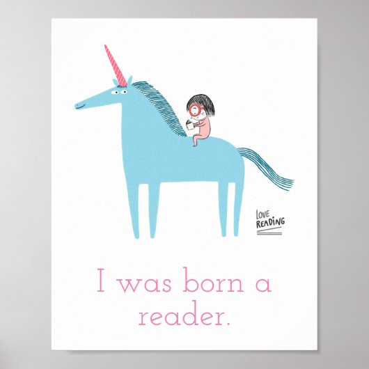 Ich bin ein Leser Poster (Vorne)