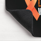 Ich bin ein Leukämie-Krieger Blutkrebs-Bewusstsein Mousepad (Ecke)