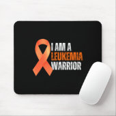 Ich bin ein Leukämie-Krieger Blutkrebs-Bewusstsein Mousepad (Mit Mouse)