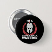 Ich bin ein Leukämie-Krieger Leukämie-Bewusstsein Button (Vorne & Hinten)
