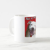 Ich bin ein Liebhaber nicht ein Kämpfer Kaffeetasse (Vorderseite Links)