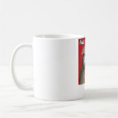 Ich bin ein Liebhaber nicht ein Kämpfer Kaffeetasse (Links)