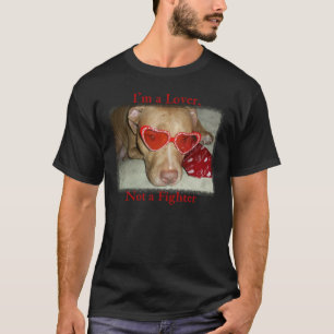 Ich bin ein Liebhaber nicht ein Kämpfer-T - Shirt