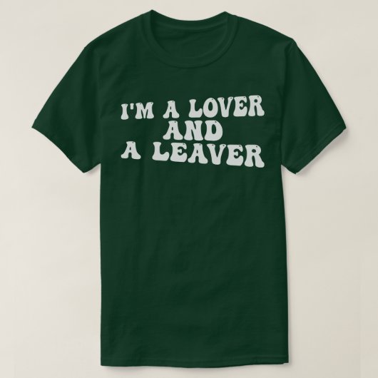 Ich bin ein Liebhaber und ein Lebewesen 1 T-Shirt (Design vorne)