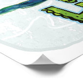 Ich bin ein Lil' T Rex Poster (Ecke)