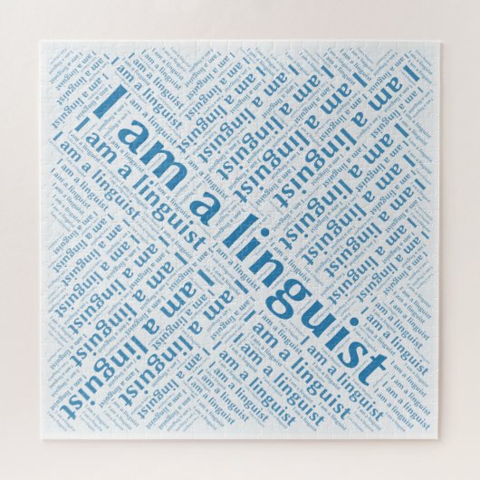Ich bin ein Linguist-Puzzle Puzzle (Horizontal)