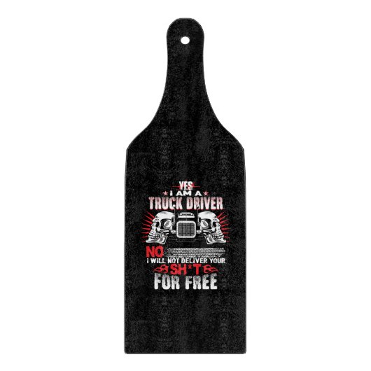 Ich bin ein LKW Schneidebrett (Vorderseite)