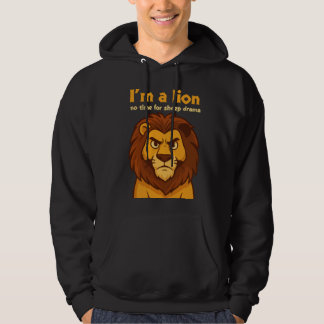 Ich bin ein Löwe Keine Zeit für Schaf-Drama Weihna Hoodie
