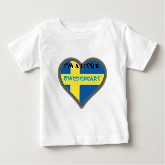 Ich bin ein Lttle Swedeheart Baby-Kleidung Baby T-shirt