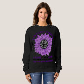 Ich bin ein Lupus-Krieger Bitte versuchen Sie, Lup Sweatshirt (Vorne ganz)