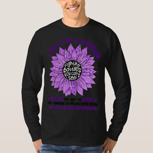 Ich bin ein Lupus-Krieger Bitte versuchen Sie, Lup T-Shirt (Vorderseite)