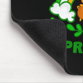 Ich bin ein lustiger Leprechaun, der am St. Patric Mousepad (Ecke)