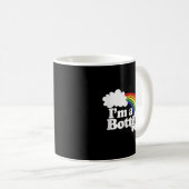 Ich bin ein lustiger, schwul-parody-Spaß-Retro-Abs Kaffeetasse (VorderseiteRechts)