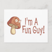 Ich bin ein lustiger Typ! Postkarte (Vorderseite)