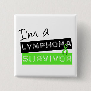 Ich bin ein Lymphom-Überlebender Button