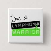 Ich bin ein Lymphomkrieger Button (Vorderseite)
