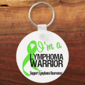 Ich bin ein Lymphomkrieger Schlüsselanhänger (Vorderseite)
