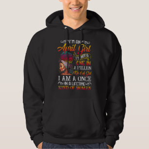 Ich bin ein Mädchen im April, ich bin kein Kind in Hoodie