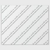 ICH BIN ein MÄDCHEN-Nerv - Wortspiele Geschenkpapier (Flach)