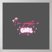 " Ich bin ein MÄDCHEN " Poster (Vorne)