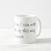 Ich bin ein Magierwitz Kaffeetasse (VorderseiteRechts)