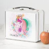 Ich bin ein magisches Einhorn Metall Brotdose (Beispiel)