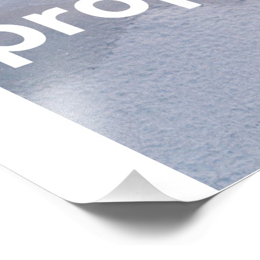 Ich bin ein Magnet für Überfluss und Erfolg Fotodruck (Ecke)