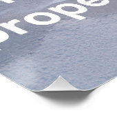 Ich bin ein Magnet für Überfluss und Erfolg Poster (Ecke)