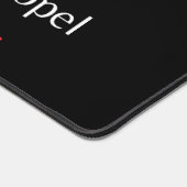 Ich bin ein Magnet für Überfluss und Erfolg Schreibtischunterlage (Ecke)