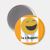 Ich bin ein Magnet! Magnet (Vorderseite/Rückseite)
