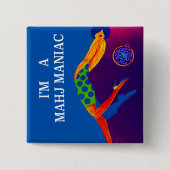 Ich bin ein Mahj Maniac-Button Button (Vorderseite)