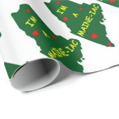 ICH BIN EIN MAINE IAC GESCHENKPAPIER (Rolleneckpunkt)